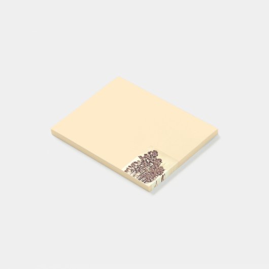 Bomen in zonlicht post-it® notes (Schuin)