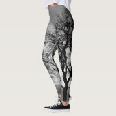 Bomen in zwarte en witte Leggings been Warmer (Links)