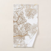 Bomen-kaart 1 bad handdoek (Handdoek)