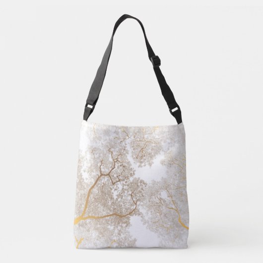 Bomen-kaart 1 crossbody tas (Achterkant)