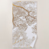 Bomen-kaart 1 strandlaken (Voorkant)