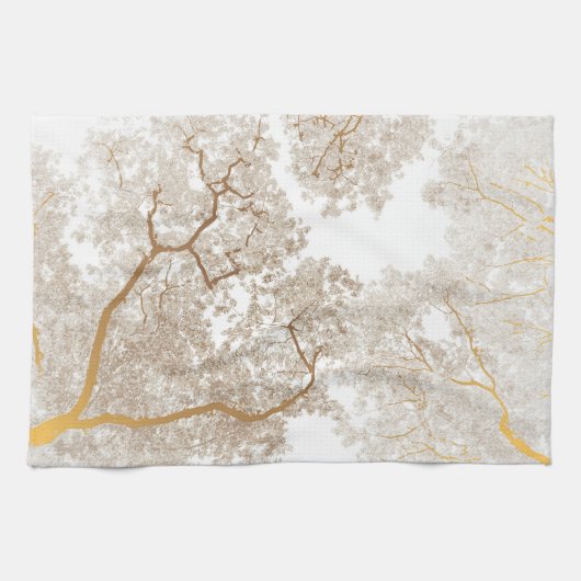 Bomen-kaart 1 theedoek (Horizontaal)