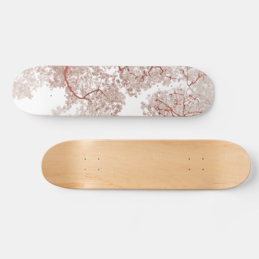 Bomen-kaart 2 persoonlijk skateboard (Horizontaal)