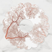 Bomen-kaart 2 wijnglaslabel (Voorkant)