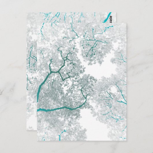 Bomen-kaart 3 briefkaart (Voorkant / Achterkant)