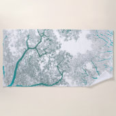 Bomen-kaart 3 strandlaken (Voorkant)