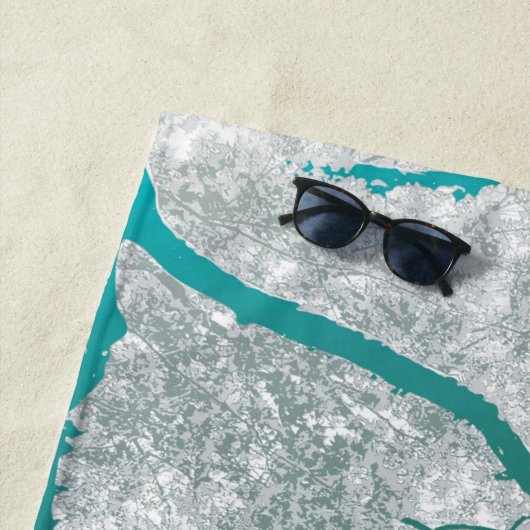 Bomen-kaart 3 strandlaken (In situ)