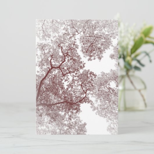 Bomen-kaart 4 bedankkaart (Staand voorkant)