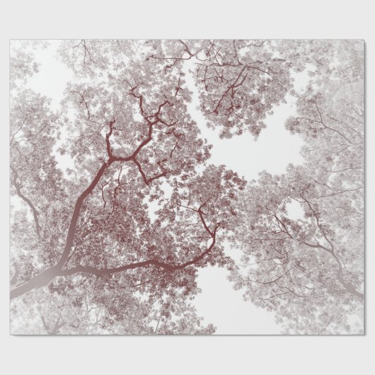 Bomen-kaart 4 cadeaupapier (Vlak)