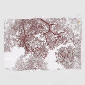 Bomen-kaart 4 golfhanddoek (Horizontaal)