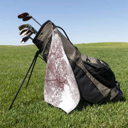 Bomen-kaart 4 golfhanddoek (Groen)