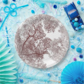 Bomen-kaart 4 papieren bordje (Feest)