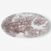 Bomen-kaart 4 papieren bordje (Gekanteld)