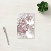 Bomen-kaart 4 post-it® notes (Kantoor)