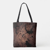 Bomen-kaart 5 tote bag (Achterkant)