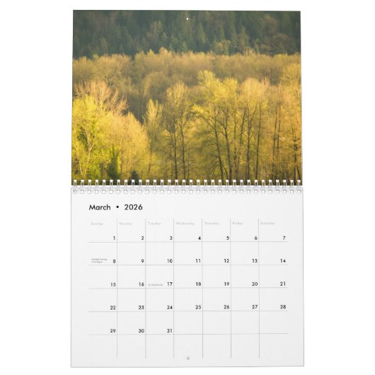 Bomen Kalender (Mar 2026)