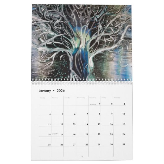 Bomen Kalender (Jan 2026)