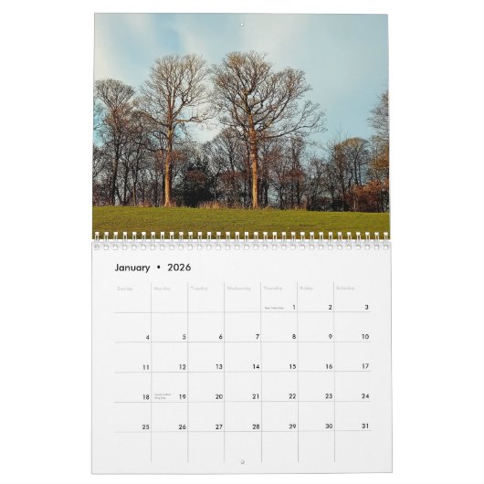 Bomen Kalender (Jan 2026)