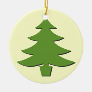 bomen keramisch ornament