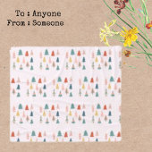 Bomen Kerstbos Moderne Advent Fleece Deken