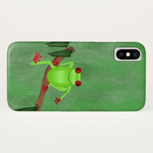 Bomen kikkervisje Hoesje-Mate Barely Er telefoonta Case-Mate iPhone Case (Achterkant (horizontaal))