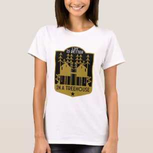 Bomen kleding en decor t-shirt