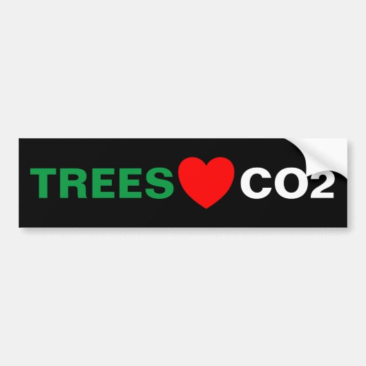 BOMEN LAGE CO2 BUMPERSTICKER (Voorkant)