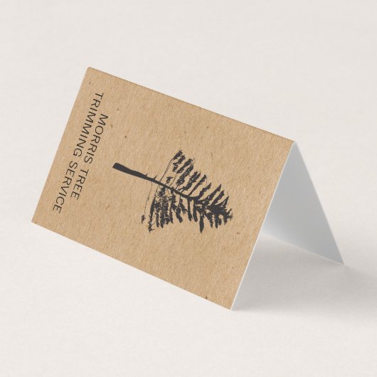 Bomen | landschapsarchitectuur | hovenier visitekaartje (Voorkant)