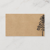 Bomen | landschapsarchitectuur | Natuur Visitekaartje (Achterkant)