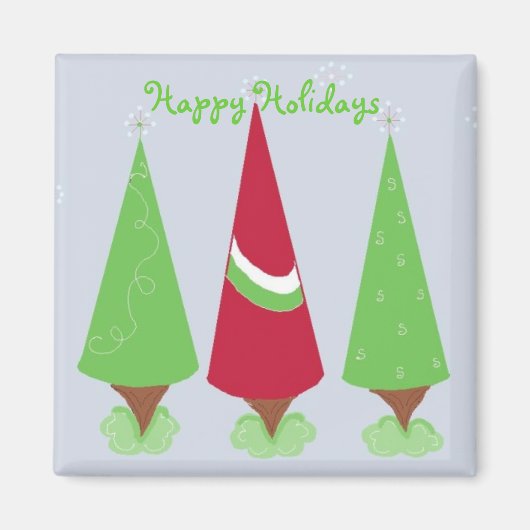  bomen magneet (Voorkant)