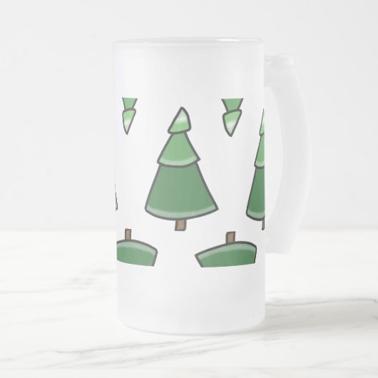 Bomen Matglas Bierpul (Voorkant rechts)