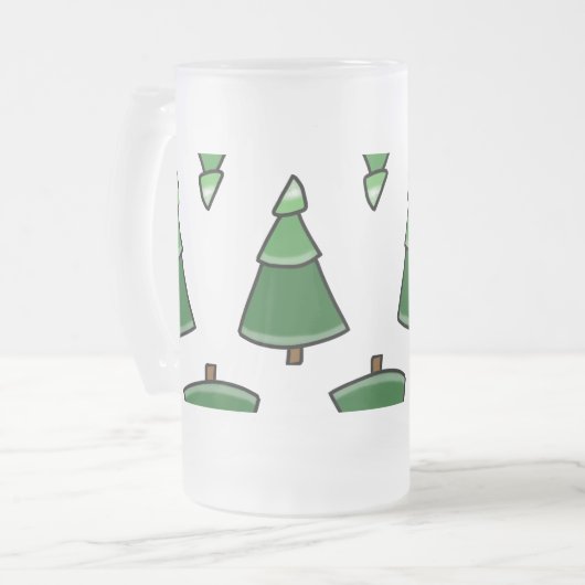 Bomen Matglas Bierpul (Voorkant links)