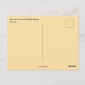 Bomen met cipres in Big Lake, Noord-Arkansas Briefkaart (Achterkant)