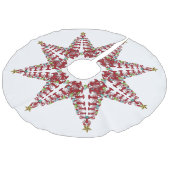 Bomen met de rok Cute Lobster Nautical strand Imitatie Linnen Kerstboom Rok (Gekanteld)