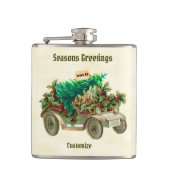 Bomen met de Vinyl Waping Flask Heupfles (Voorkant)