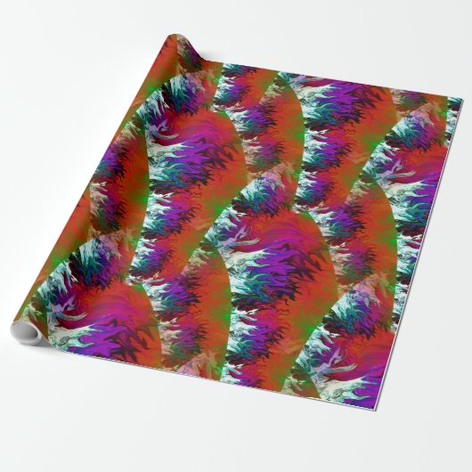 Bomen met de wind..... cadeaupapier (Uitgerold)