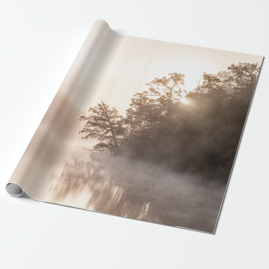 BOMEN MET FOG CADEAUPAPIER (Uitgerold)