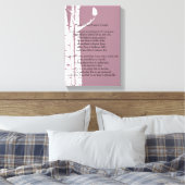 Bomen met gebedden canvas afdruk (Insitu (Slaapkamer))