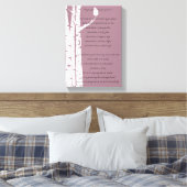 Bomen met gebedden canvas afdruk (Insitu (Slaapkamer))