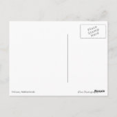Bomen met herfstbladeren in een bos briefkaart (Achterkant)