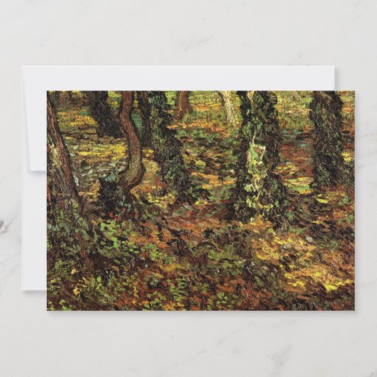 Bomen met Ivy van Vincent van Gogh (Voorkant)