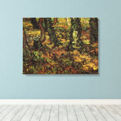 Bomen met Ivy van Vincent van Gogh Canvas Afdruk (Insitu (Houten vloer))