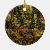 Bomen met Ivy van Vincent van Gogh Keramisch Ornament (Voorkant)