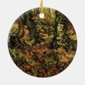 Bomen met Ivy van Vincent van Gogh Keramisch Ornament (Achterkant)