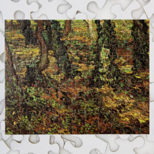 Bomen met Ivy van Vincent van Gogh Legpuzzel