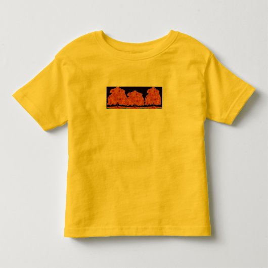 Bomen met kleur - kinder shirts (Voorkant)