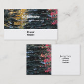 Bomen met landschapsontwerp visitekaartje (Voorkant / Achterkant)