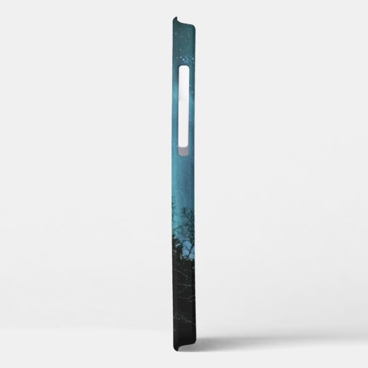 Bomen met noordelijke lampjes Case-Mate iPhone case (Achterkant / Links)