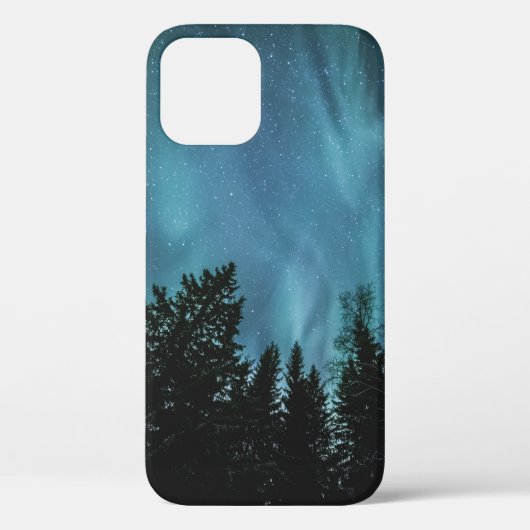 Bomen met noordelijke lampjes Case-Mate iPhone case (Achterkant)