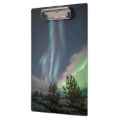 Bomen met noordelijke lampjes klembord (Links)
